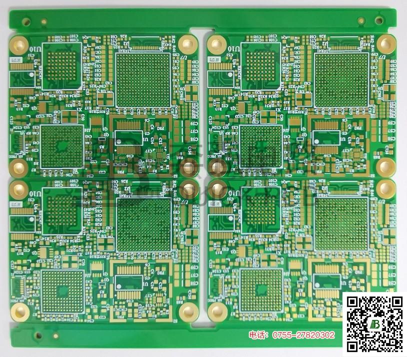 奔强电路7阶HDI PCB板正面图